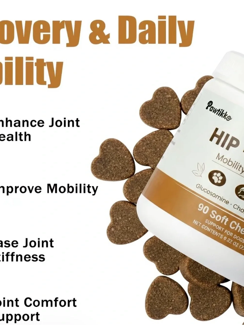 Daily Multi 11-in-1 Daily Support Soft Chews - White/Gold